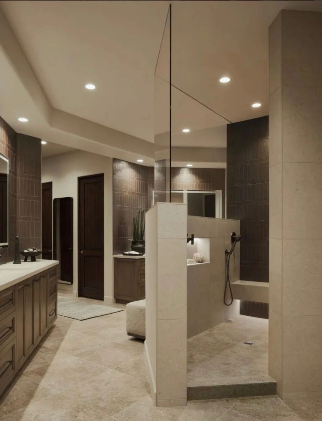 Bathroom lighting and mirrors