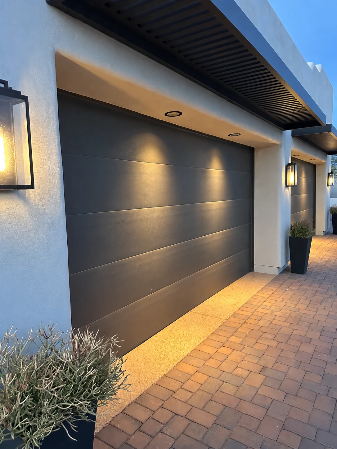 Exterior garage lighting